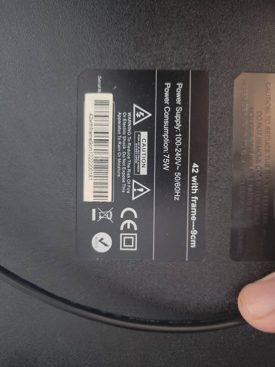 تلفزون للبيع lg استعمال قليل
حجم 42 رايده ب 125 قفل 

الهاتف / ***********
