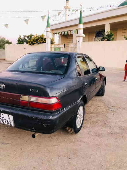 كورلا موديل ١٩٩٧ محور كير  خير من الله محرك بي تبخير  بسيط تخم تاير باتري جديد صدر جديد مكان سياره ديالئ ناحيه السلام السعر 45 رقم صاحب السياره ***********
