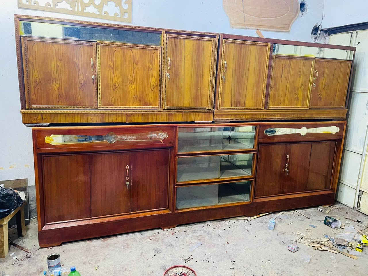 كناتير 3بوب حطاطة عدد 2سعر الواحد190الف
كنتور بابين السعر 80الف
كنتور باب واحد السعر 50الف
بوفيات متر و 85سنتم عند 2سعر الواحد 100الف
بوفية 3مترات ونص حطاطة السعر 150الف
العنوان التاميم القادسية الاولى شارع المشاتل 
للأستفسار***********
