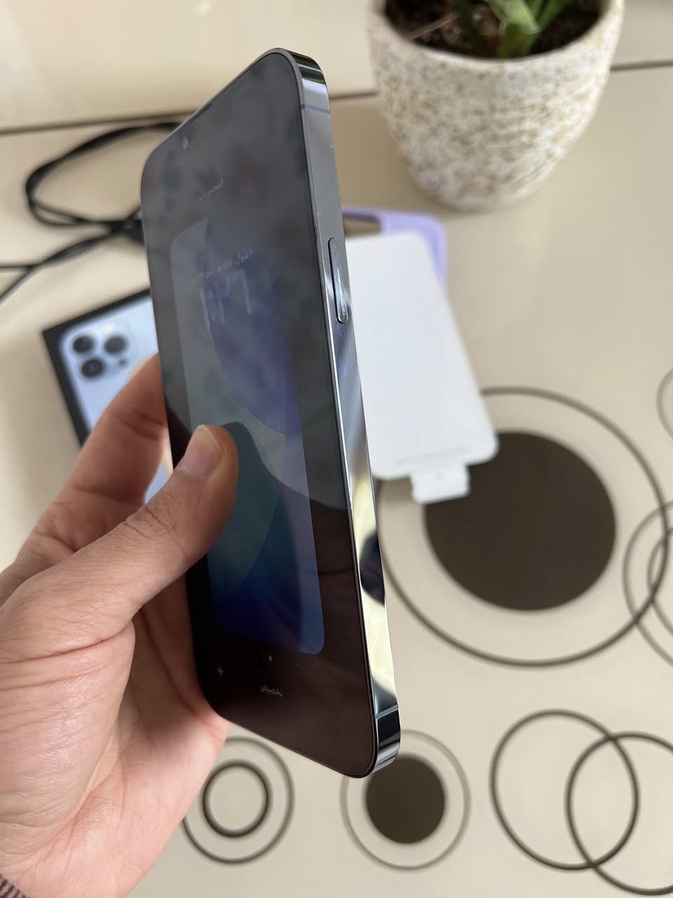 13برو ماكس ماستر شرق أوسط AAA نموذج M بلادي مامفتوح وتر بروف أخذته عل ايدي كامل ملحقات كارتون مطابق وكيبل نضيف جدا كفاله عامة ذاكرة 256 بطارية 86 السعر 800 وبي مجال كلش قليل ضمان سبوع اي خلل يرجع مكاني بغداد المدائن
ملاحظة السوك متروس أمريكي صعب تلكة ماستر ومال بيت


**إذا كنت صاحب هذا الإعلان وتريد حذفه لأي سبب، رجاءا أرسل رسالة إلى الدعم الفني**