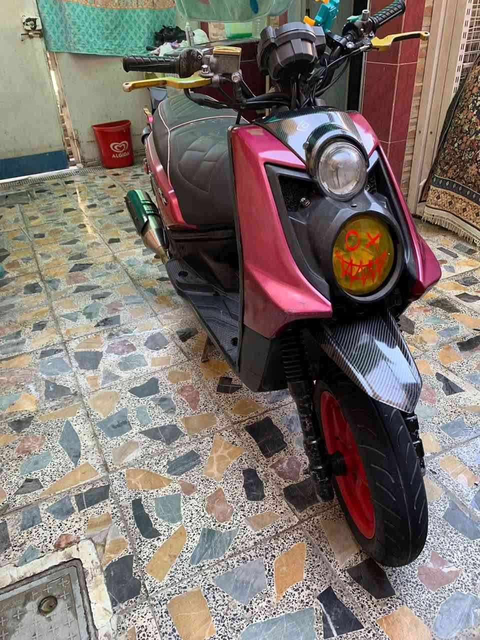 السلام عليكم 
دراجه سكنس جبلي 🏍️
البيع فقط!!
دراجه مكفوله كلشي 
ختم واحد ويا مكينه 🔢
ألون 🍒 كرزي 
صالنصه بوري عدل اصليه
تزويد بلادي يدات بريك NSY لون ذهبيه 🔱
فراك بريكNSY الون كرزي 🍒
سبايدر كرزي 🍒 
رقم☑️
موديل 2014 
دراجه برغي ممفتوح بيها  ناعمه
السعر 1200$مليون 200
رقم هاتم ***********☎️
عنوان بغداد البياع
