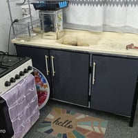 كاونتر مطبخ ٤٠٠ • فتحة طباخ ٧٥