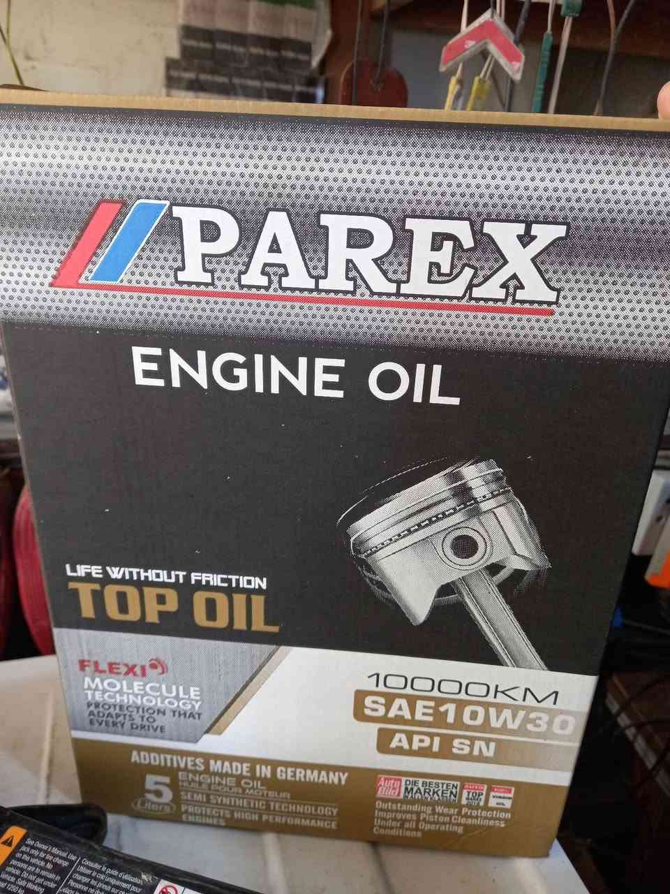 زيوت PAREXضمان وامان 
ضمان 10000حقيقي
متوفر لدى محلات اكد مقابيل اطفاء الشطرة


**إذا كنت صاحب هذا الإعلان وتريد حذفه لأي سبب، رجاءا أرسل رسالة إلى الدعم الفني**