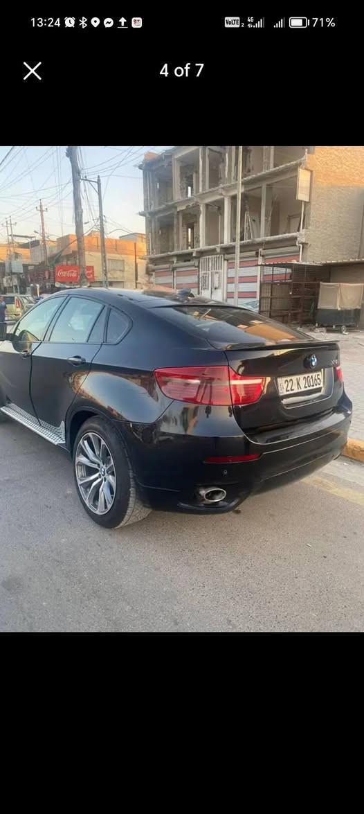 BMW X6 3.5  2010 كاز
twin turbo

-------------------------------------
السعر : 100 وبيه مجال بسيط 
‏
رقم الهاتف : *********** / واتساب  

رقم السيارة : أربيل 

مكان السيارة : بغداد
-------------------------------------
السلام عليكم 
للبيع او مراوس حسب القناعة
بي ام  X6 موديل 2010 حجم 3.5 6 سلندر كاز 
سيارة اوربية  سنوية 2027 سيارة  ماشية 175 الف محرك وكير وضع شركة ما مفتوح 

تفاصيل 👇🏼👇🏼
1_ بصمة 
2_محرك 6 سلندر  ✈️⁦⁩+كير مكفولات ⁦
3_تبريد قطع تين عاطل للاسف قبل أسبوع 
4_سلايت 
5_كير كوبرا
6_مراية داخلية+جانبة عاكسة 🔍
7_مري شفط ⚔️
8_ كشنات كهرباء  +ذاكرة خزن  
9_لدات انارة داخلية 💡
10_شاشة أعطال  🖥
11-انارة ترحيب 🔦
12-حساسات امامي خلفي  
13-لايت زنون داينمك  
14-ستيرن كهرباء مع خزن ذاكرة 
15-شاشة اعطال 
16_هاند بريك بصمة 
17- كزوز  رياضي
18_شفتات ستيرن 
19_جنطة كهرباء
