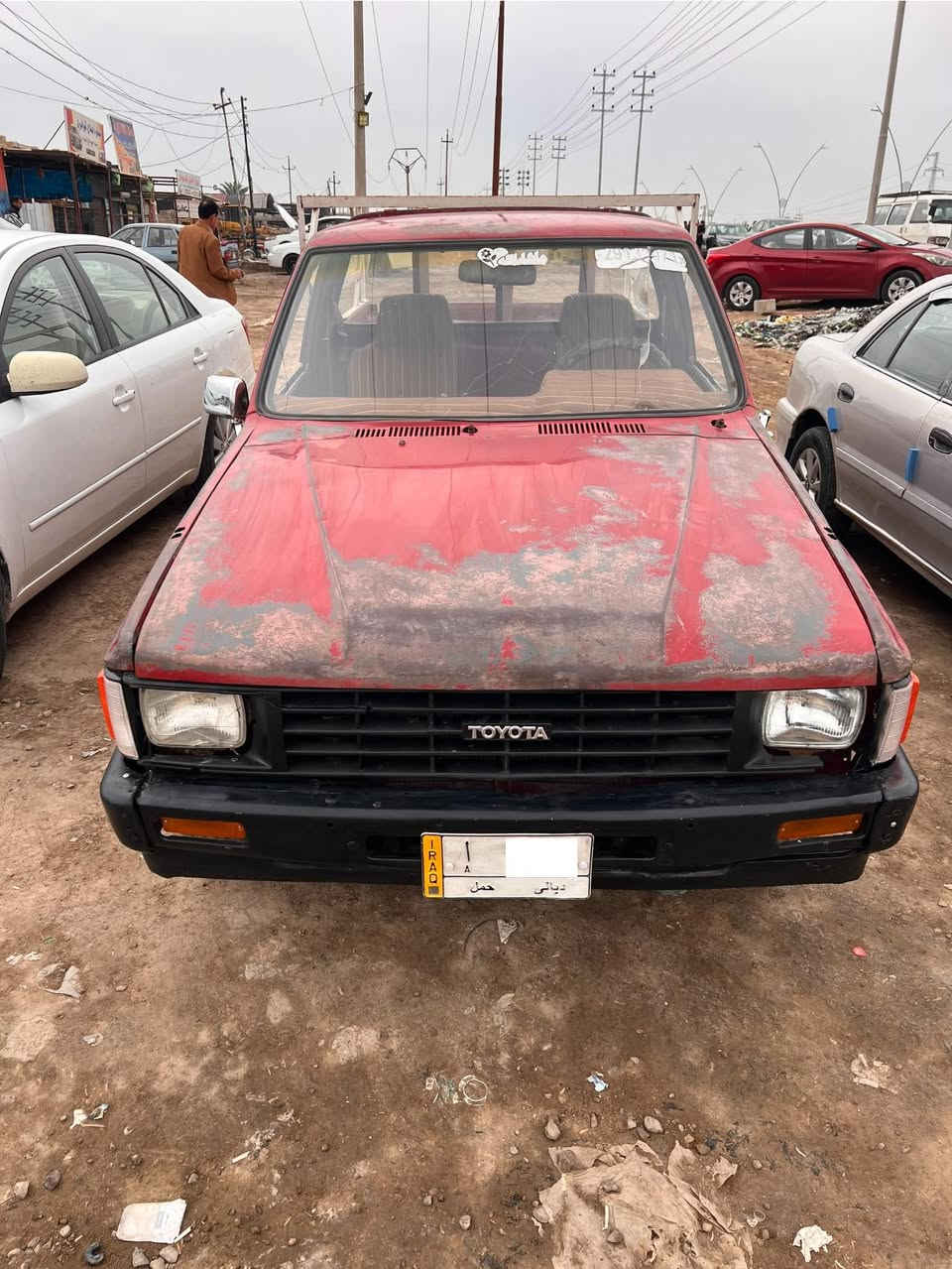 سلام عليكم تيوتا هايلوكس بيكم 1985
للتواصل *********** سـامـي الشمري
السيارة جاهزة كاملة مكملة          بلادية بدون صبغ و لامعجون 
گشرهة نضيف 
مكينة مجفتة قبل اسبوع بعدهة عل سحگ
گير اكسل نضاف
ضفيرة جديدة. كهربائيات كلهة شغالة 
سكن لايت عالي ناصي اشارة دبل اشارة
دوشمة درجة اولة
رقم ديالى الاماني مشروع وطني ثاني يوم تحول
ملاحظة:- السيارة مو مضمومة بل جام خانة ترة عمرهة 40 سنة
السعر :- عارضهة ب { 37 } و بيهة مجال 
(رمش علي وبيك خير و دلل تشلع عيوني)
