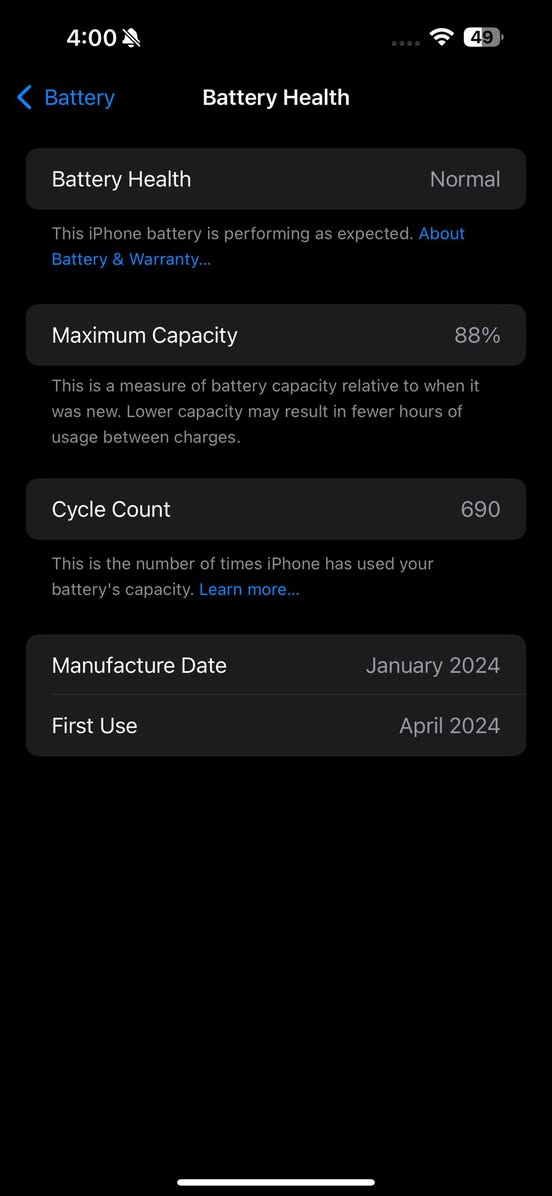 📱 للبيع iPhone 15 Pro Max – 256GB Titanium

الجهاز بحالة ممتازة جداً واستعمال شخصي ونظيف.

✅ اللون: تيتانيوم
✅ السعة: 256GB
✅ صحة البطارية: 88%
✅ مع الكارتون
✅ خالٍ من الأعطال والمشاكل

سبب البيع: تم شراء iPhone 17.

💰 السعر: 1150 الف.

📩 للجادين فقط، التواصل على الخاص.

ملاحظة: الجهاز نظيف جداً وما يحتاج أي مصروف. 🔥📱


**إذا كنت صاحب هذا الإعلان وتريد حذفه لأي سبب، رجاءا أرسل رسالة إلى الدعم الفني**