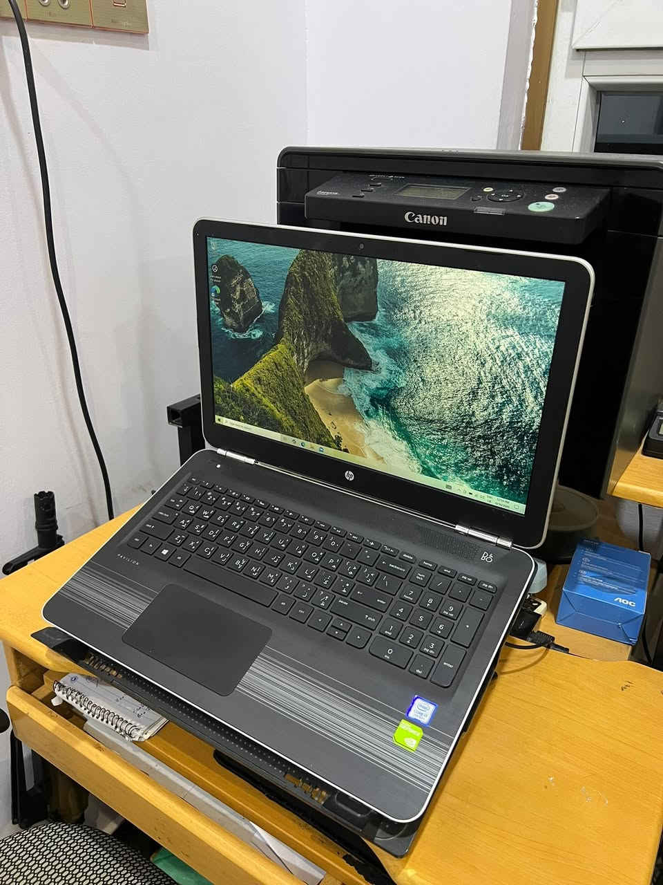 لابتوب hp pavilion
المواصفات موجوده بالصورة 
السعر 225
للاستفسار ***********
