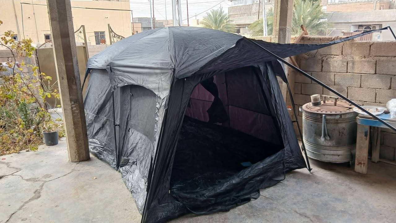 السلام عليكم
يوجد خيم انواع واحجام
خيمة الطول 3.8
والعرض 2.5
السعر 100 الف الاتصال على الرقم *********** او ***********
