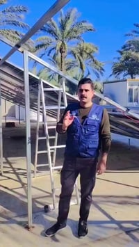 طاقة شمسية بعقوبة • 64أمبير نهاري • بطاريات ليثيوم 16×3