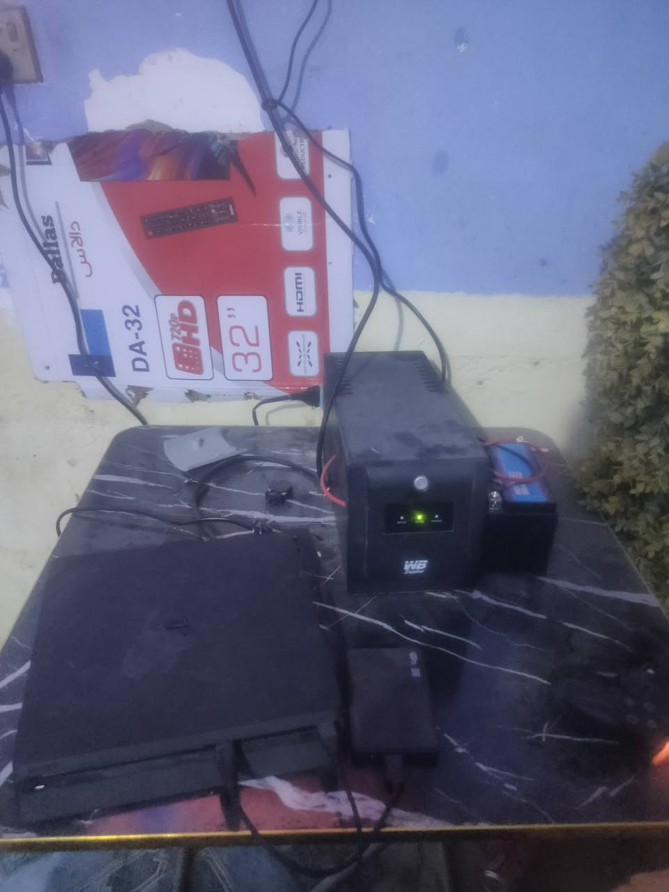 بلي فور سلم مهكر نضام 12.52 مع شاشة حجم 32و يو بي 
اس محور باتريين مال ستوته مع هارد خارجي 500گيكا مع يدات ثنين اصليه وتجاريه سعر 460 وبي مجال شلع قلع ابيع


**إذا كنت صاحب هذا الإعلان وتريد حذفه لأي سبب، رجاءا أرسل رسالة إلى الدعم الفني**