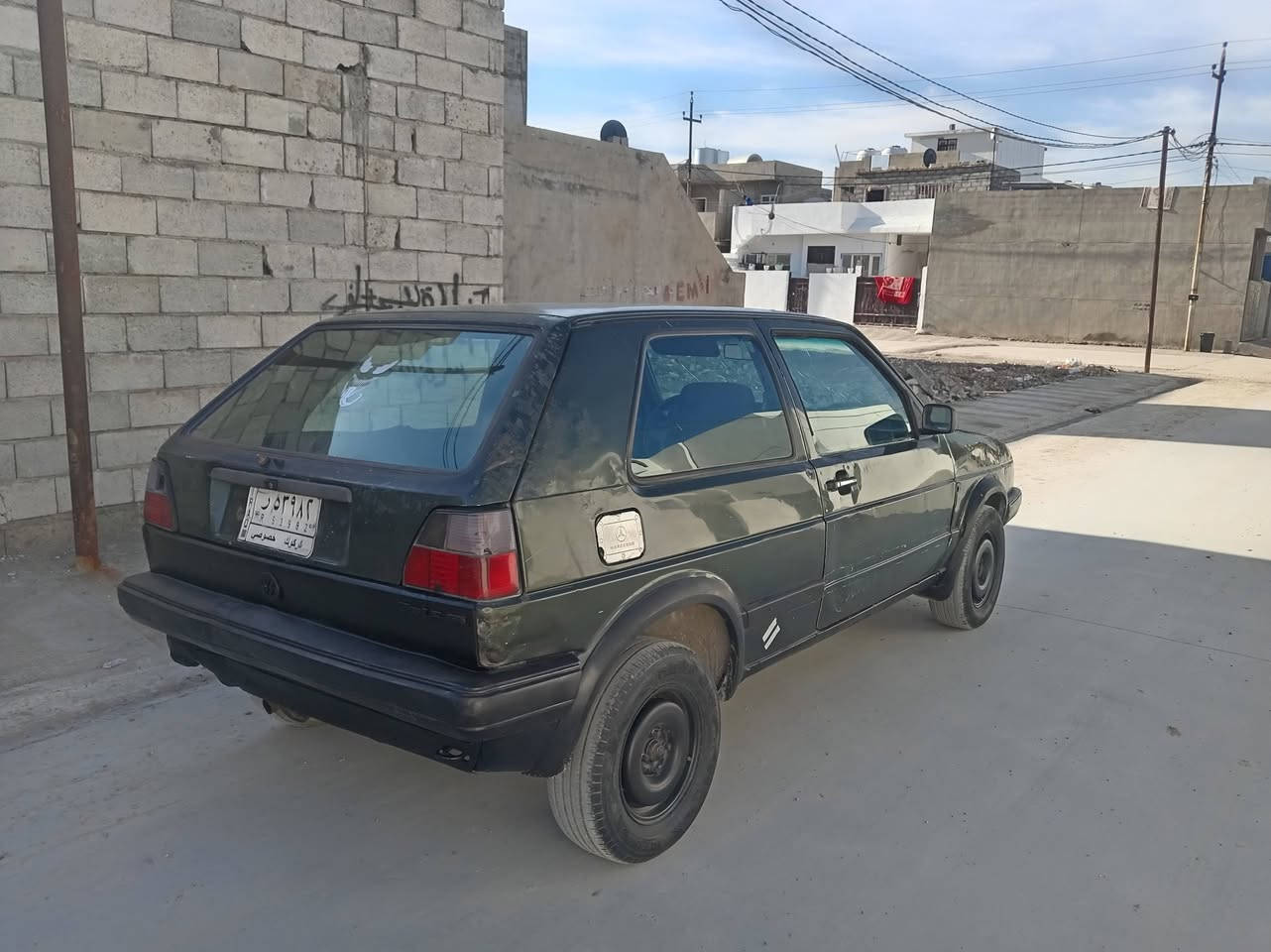 كولف للبيع شرط تحويل موديل =1991 سنويه منتهيه 2018  سعر15 بي مجال.
***********
*********** 🖤🖤
