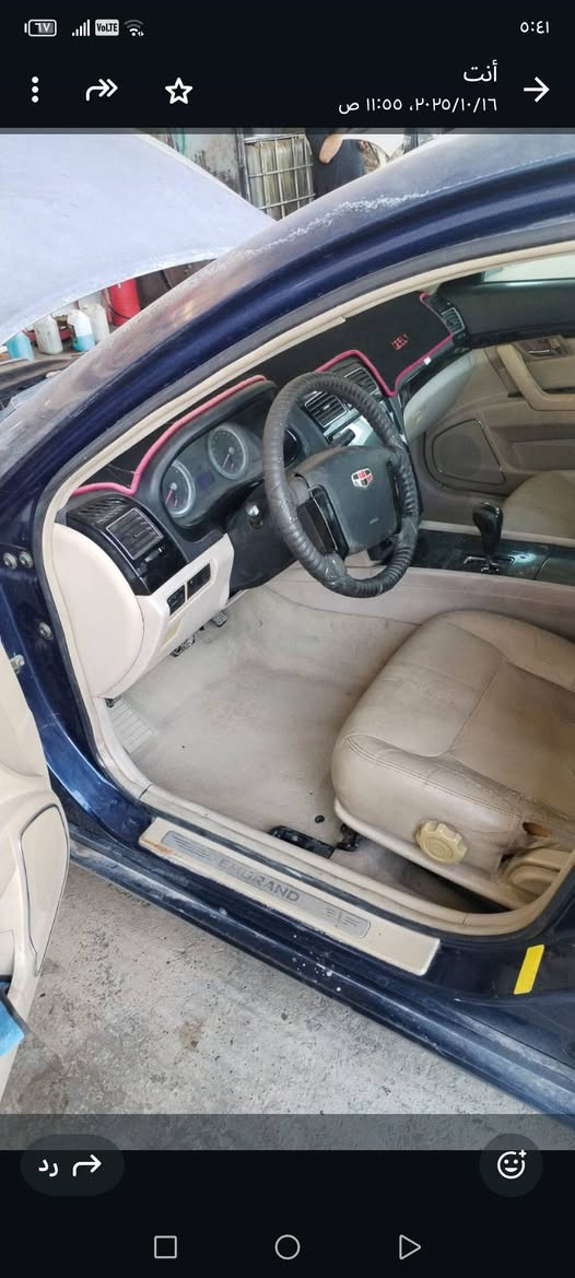 جيلي إمجراند 2014
المحرك: ميتسوبيشي ياباني الأصلي ✔️
الحالة العامة: نظيفة جدًا ومشدودة على الشارع

الهيكل: خالية من الصبغ وخالية من الضربات تماما بيها جراد ✔️
الجير والمكينة: شرط و بلاد
الدعاميات يرادلهم ماسكات
 (الصدر): نص عمر
سنتر لوك باب الورة: يحتاج تصليح بسيط
سيارة اقتصادية، ثابتة، ومناسبة للاستخدام اليومي، ومن يبحث عن سيارة نظيفة بدون حوادث أو صبغ.
للجادين فقط التواصل خاص 📩
المعاينة على الطبيعة خير دليل 🤝
المكان صلاح الدين تكريت 
للتواصل خاص
او ع الرقم ***********
