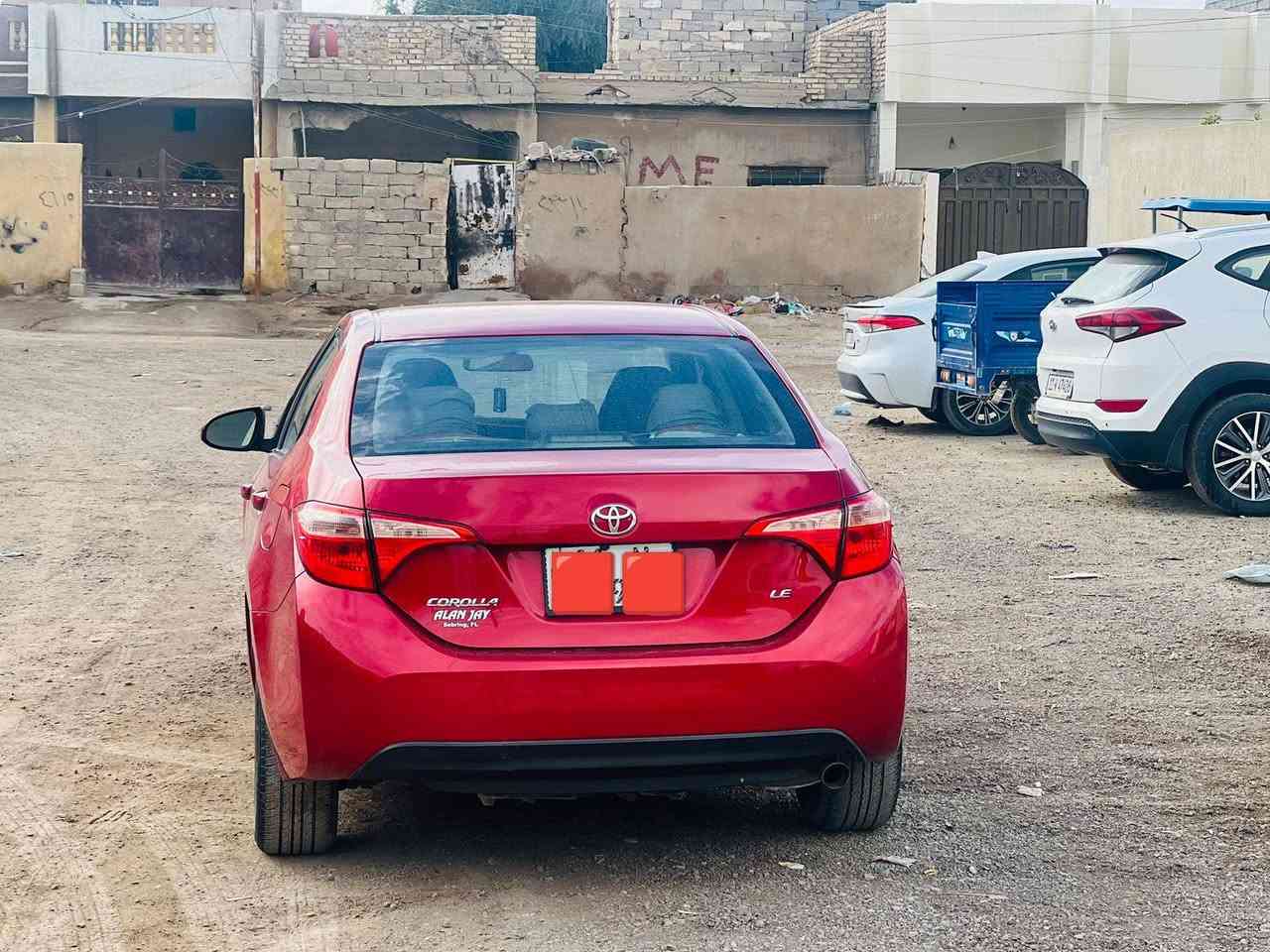 السلام عليكم
كورلا 17 LE وارد كندي
رقم بغداد انكليزي بااسمي شرط تحويل 
ماشية 96 بدون ايرباك
كير محرك مكفولات 
بدون قطرة صبغ سونار موجود
حادث أمريكا دعاميه فقط موجوده الصور بالمنشور
سيارة جاهزة من كل شي
حجر بيئه رادار تحديد مسار مثبت سرعه  
السعر 140 وبيه مجال للشراي
 مكان سيارة بغداد أبو غريب 
***********
***********
