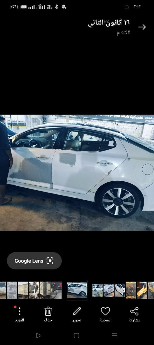 السلام عليكم اوبتما 2013 خليجي مكينه 2400 دوش مكفوله هي والكير بيها ضربه جاملغات خلفيه بدون دوخل وبيها طخات وصبغتها داير وصورها قبل الصبغ بالمنشور سياره جاهزه تبريد جديد تخم تاير جديد فول مواصفات للاخير بانوراما وبصمه الخ..باسمي سنويه جديده مكاني بغداد الجديده السعر 95 
***********
***********
