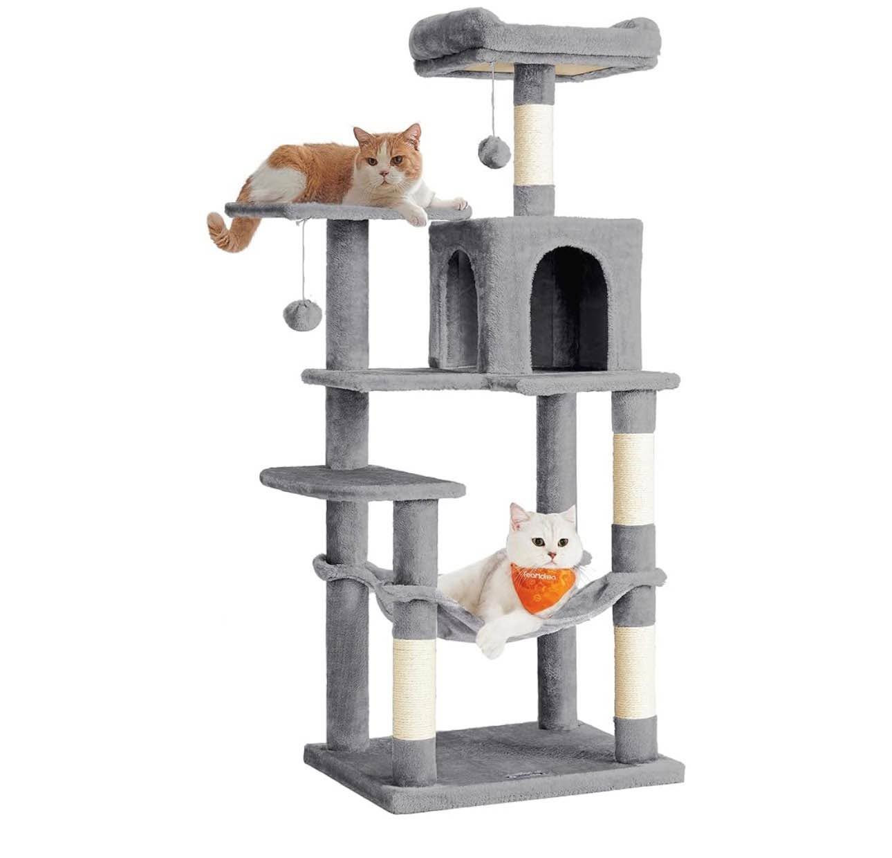 👑 ڤێلای لوکس بۆ پشیلەکەت! (VIP Cat Tree) 🐾✨
دەتەوێت کەیف و ئاسوودەیی بوبەخشیت بە پشیلەکەت؟ 🐱
ئەمە تەنها یاریگایەک نییە، بەڵکو کوخێکی شاهانەی مارکەی جیهانی Feandreaیە کە هەموو پێداویستییەکی پشیلەکەت لە یەک بەرهەمدا کۆدەکاتەوە!
🌟 بۆچی ئەم بژاردەیە باشترینە؟
 🏰 بەرزیی ۱۴۳ سم (فرە نهۆم): خەونێکی گەورەیە بۆ هەر پشیلەیەک بۆ سەرکەوتن و تەماشاکردنی دەوروبەر.
 ☁️ فەرووی زۆر نەرم و لوکس: جێگەیەکی گەرم و شاهانە بۆ خەوێکی ئارام.
 🎪 قەفەسی تایبەت + هەمبانەی خەوتن (Hammock): بەرزترین ئاستی ئاسوودەیی بۆ پشوودان.
 🧵 ستوونی دڕکەخۆری تایبەت: ڕزگارت دەکات لە تێکچوونی قەنەفە و پەردەی ناوماڵەکەت!
 🧸 تۆپی یاری هەڵواسراو: بۆ ئەوەی بەردەوام چالاک و دڵخۆش بێت.

🚚 گەیاندن: خێرا بۆ تەواوی شار و پارێزگاکانی عێراق 🇮🇶
📲 بۆ داواکردن و زانیاری زیاتر:
ڕاستەوخۆ نامە بۆ واتسئەپ (WhatsApp) بنێرە:
📞 ***********
⚡ ژمارەیەکی زۆر سنووردار بەردەستە، هەر ئێستا دیارییەکی ناوازە بۆ ئاژەڵە خۆشەویستەکەت بڕیار بدە! 🎁🐾 رانية, السليمانية
