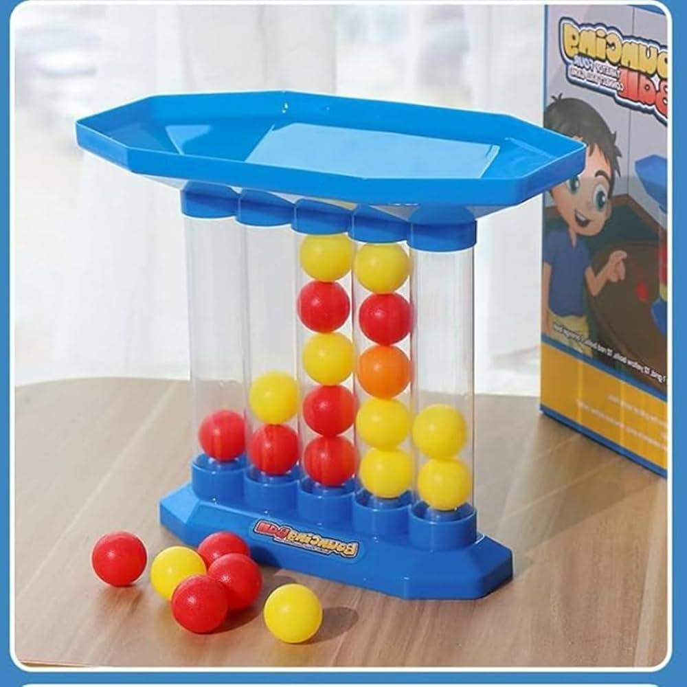 لعبة لوحية للكرات القافزة
هذه اللعبة هي "Bouncing Ball" (أو Bouncing Four)، وهي لعبة ألعاب لوحية تشبه في فكرتها لعبة "Connect 4" الكلاسيكية.
إليك أهم مواصفات ومميزات هذه اللعبة:
طريقة اللعب: تعتمد على مهارة الارتداد، حيث يقوم اللاعبون بارتداد الكرات لتستقر في الشبكة المخصصة، ويفوز من يتمكن من ترتيب 4 كرات من نفس لونه في صف واحد.
الفئة العمرية: مصممة للأطفال من سن 3 سنوات فما فوق.
مكونات اللعبة: تتضمن شبكة اللعب، ومجموعة من الكرات الملونة (عادةً باللونين الأصفر والأحمر، بالإضافة إلى كرة برتقالية).
الهدف التعليمي: تساعد في تطوير المهارات الحركية الدقيقة، التركيز، والتفكير الاستراتيجي لدى الأطفال.


**إذا كنت صاحب هذا الإعلان وتريد حذفه لأي سبب، رجاءا أرسل رسالة إلى الدعم الفني**