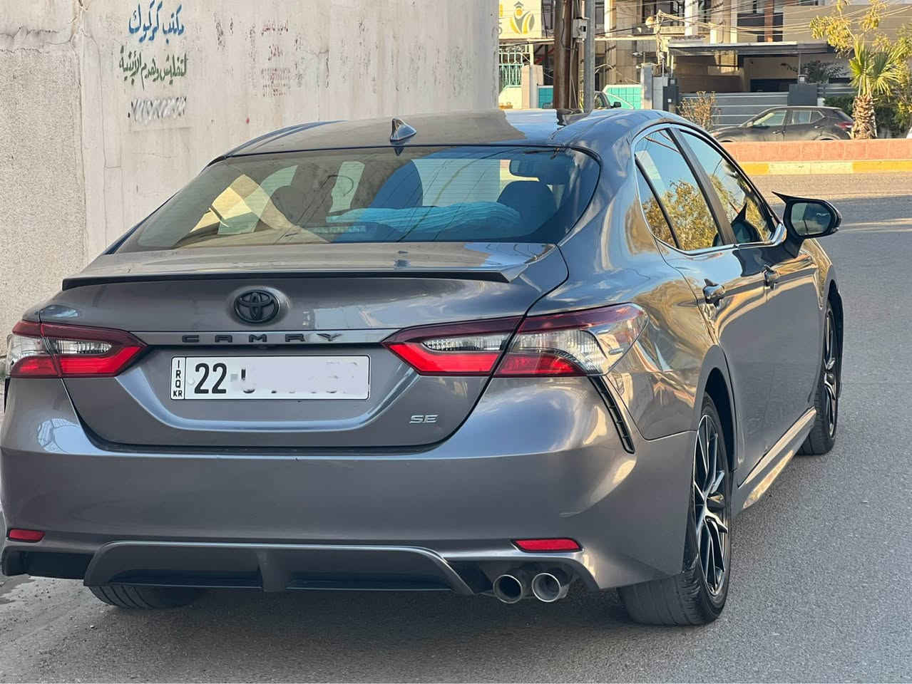 #للبيع_السعر179ومجال
#كامري 2022se plus

وارد امريكي
محرك 2.5 بنزين
رقم أربيل 
تحويل غرامة شرط
ماشية 46 ميل
گير محرك مكفول
تبريد ثلج ❄
رادار حجر بيئة شرط
مواصفات Se plus 
بصمة تشغيل وبصمة ابواب
شاشة وكاربلي
كامره خلفية 
رادارات امامية وخلفية وجانبية
كشنات جلد وكهرباء
مثبت سرعه 
وضعيات القيادة
تحكم استيرن 
مانع تصادم 
صبغ فقط جاملغ خلفي
بابين السكن مبدلات بلادي بدون صبغ
بجم كبس خلفي كبس 
بدون دواخل وايرباك شرط ماعدا البردة
رقم الشاصي 4T1T11AK5NU705730

📍 المكان كركوك 

دزلي رسالة عالواتساب ادزلك فيديو تفاصيل السيارة
واتساب*********** 📞📞 كركوك, العراق
