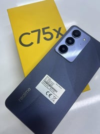 ريلمي C75X  مستخدم شي قليل كارتونة +شاحنة السعر  ١٦٥ للبيع. او مراوس ب...