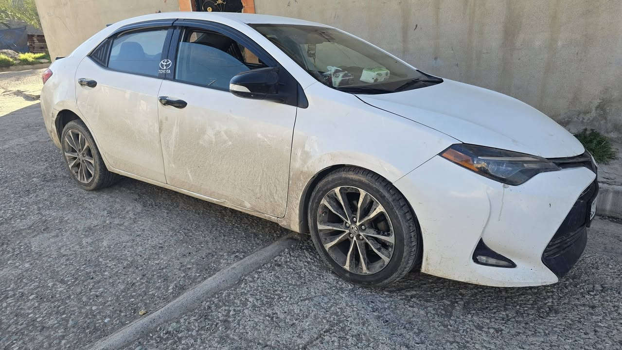 كورلا ٢٠١٧ اربع قطع بيها بدون دواخل 
حجر بيئه بيها سعر ١٢٥ وبيها مجال شرط تحويل 
***********
