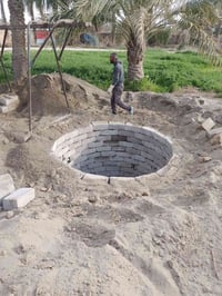 يوجد كادر حفر منهولات  عرض من متر إلى 3 متر  عمق من متر إلى شكد تريد ح...