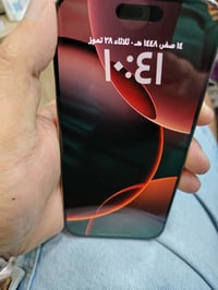 ايفون ١٦ برو ماكس ذاكره ٢٥٦/بطارية ٩٨/الجهاز كلش نضيف شغال مابي اي خلل...