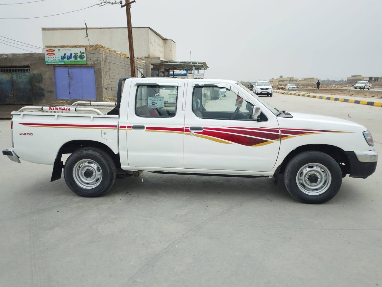 سلام عليكم بيك نيسان البيع مزاد وزارت داخليه سياره مصبوغ عام  مكينه و كير و شاصي مكفول تخم تاير كهربائيات كلها شغاله  موديل 2002مكاني الناصريه قضاء الرفاعي سعرها53 رقمي***********
