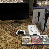 بلي 5 سلم واحد تيره ويا غراض جوستك 1 و3 اقرص وشاشه كيمنك حجم 27 جهاز ف...