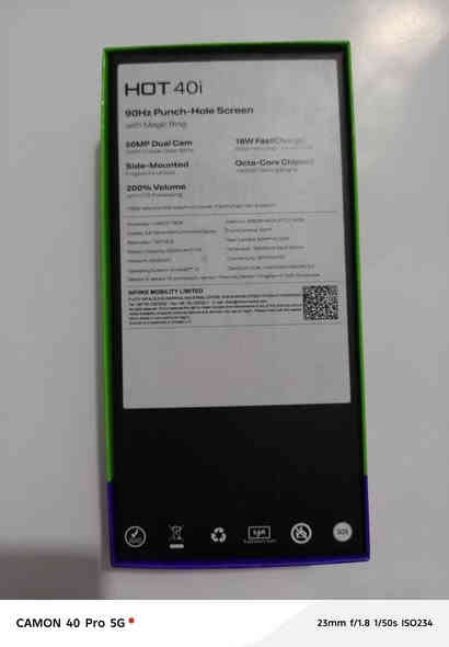 سلام عليكم جهاز انفينكس هوت 40 اي
جهاز اتسعمال قليل ذاكرته 128
بطاريتة 5000
ملحقات فقط كارتونه 
سعره 100  بي مجال شي قليل
عنوان بغداد بلديات 
ما متواجد عل فيس 
***********
