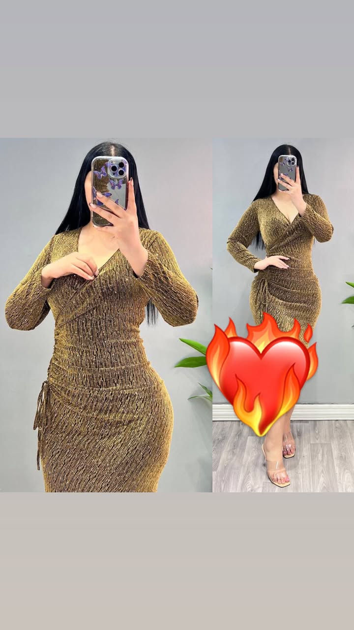 ✨ إطلالة العيد والمناسبات تبدأ من هنا ✨

فستان أنيق بتصميم راقي ولمعة ناعمة يخطف الأنظار 🤍
فستان أنثوي مرتب مع فتحة جانبية تعطيك إطلالة فخمة ومميزة في العيد 💕

قماش سلفر ستريتش بلمعة مرشوش ستراس 🤍

القياسات : فري سايز يلبس من وزن 50 ألى وزن 85 كيلو قماش مطاط ✔️ 

🚘يوجد خدمة توصيل لجميع محافظات العراق 🚘


**إذا كنت صاحب هذا الإعلان وتريد حذفه لأي سبب، رجاءا أرسل رسالة إلى الدعم الفني**