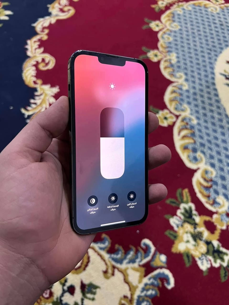 Iphone 13 pro max
ايفون13برو ماكس جهاز نضيف جديدمامفتوح ضمان وتربو
ذاكره256غراضه كامله بطاريه 72بلاديه سعر ٥٦٥
***********
