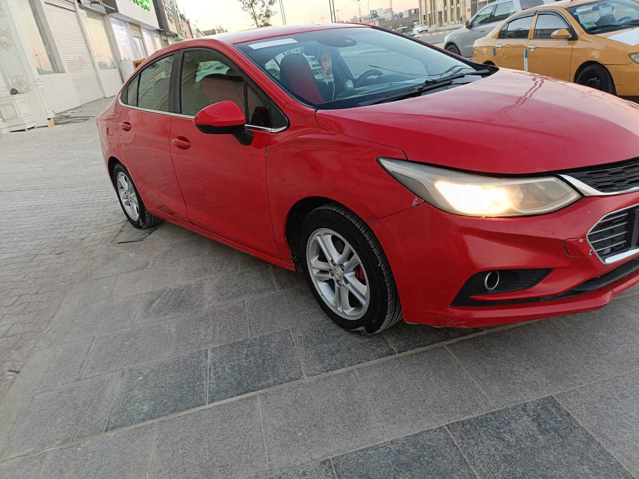 بيع مستعجل(سعر 78وبيه مجال بصيط)كروز 2018 فول مواصفات لون مميز6ست بصمات تحكم ستيرن شاشه كبيره كامره دواره حساسات خلفيه واماميه نقطه عمياء دخول ذكي خزن ميموري تتفئه تبريد بلستيرن والكشنات سياره جديده وجاهزه كير ومكينه كفاله حداده جديده تخم تاير جديد تبريد ثلج حادثة بنيد مبدل وصبغ قطعتين والباقي كفاله سونار مرفق بلمنشورمكاني ناصريه مركز مدينة ***********
