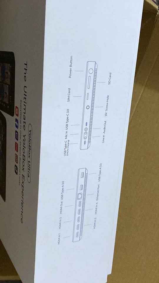 جهاز Yolo box ultra 
جهاز متعدد الاستخدامات 
ذوي الاختصاص يعرفون عنه اكثر بعد 
٤ كامرات in put hdmi
منفذ hdmi out
منفذ2 type C
منفذ 2 USB
منفذ مايك aux عدد 2
خط in line لادخال الصوت من مصدر خارجي مكسر او كارت صوت وما شابه
منفذ ايثر نت
منفذ سيم كارد
منفد اس دي كارد
تسجيل 1080/4K/2k
معدل 60 فريم
مرخص رسميا من الشركة الام للبث على منصات 
فيس بوك / يوتيوب /انستكرام / تيك توك
يدعم البث العمودي و الافقي
ستريم / تسجيل /بث مجالس حفلات /ايفنتات/جهاز عالمي متطور عباره عن قناة متكامله في هذا الجهاز 
بالاضافه الى ذلك تكدر تستخدمه كـ مونيتر لمراقبة اربع كامرات في ان واحد 
ومواصفات اخرى كثير قد يكون ذوي الاختصاص اكثر معلومات عن هذا الجهاز 

الي مهتم يراسلنا ويدلل


**إذا كنت صاحب هذا الإعلان وتريد حذفه لأي سبب، رجاءا أرسل رسالة إلى الدعم الفني**
