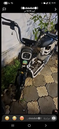 دراجة شحن • باتري ما يشتغل • تايرات جديدة
