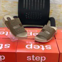 شبشب رجالي • جلد طبيعي • نعل برتان