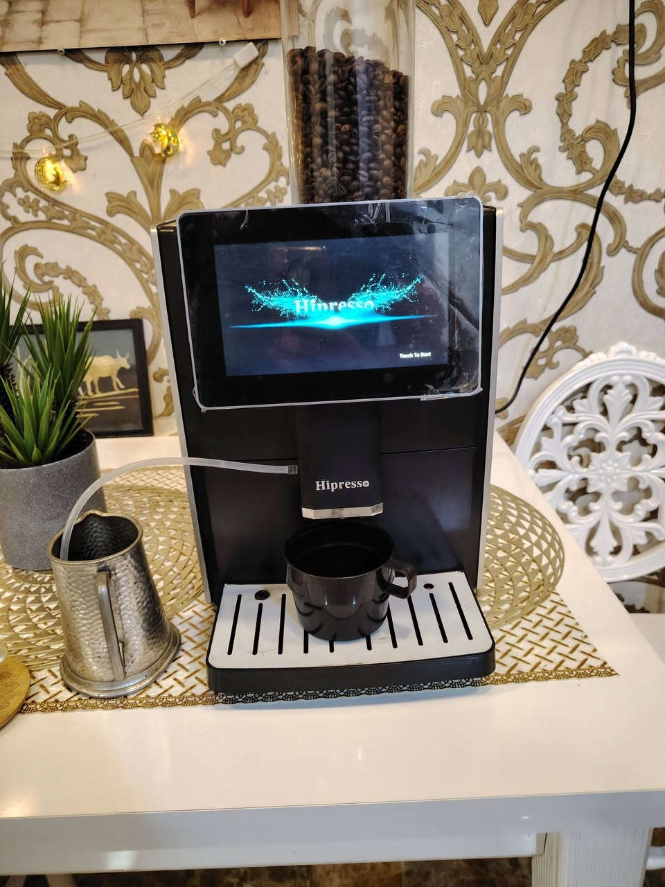 مكينة قهوة اوتوماتيك سعر 350 الف بيها مجال ***********
