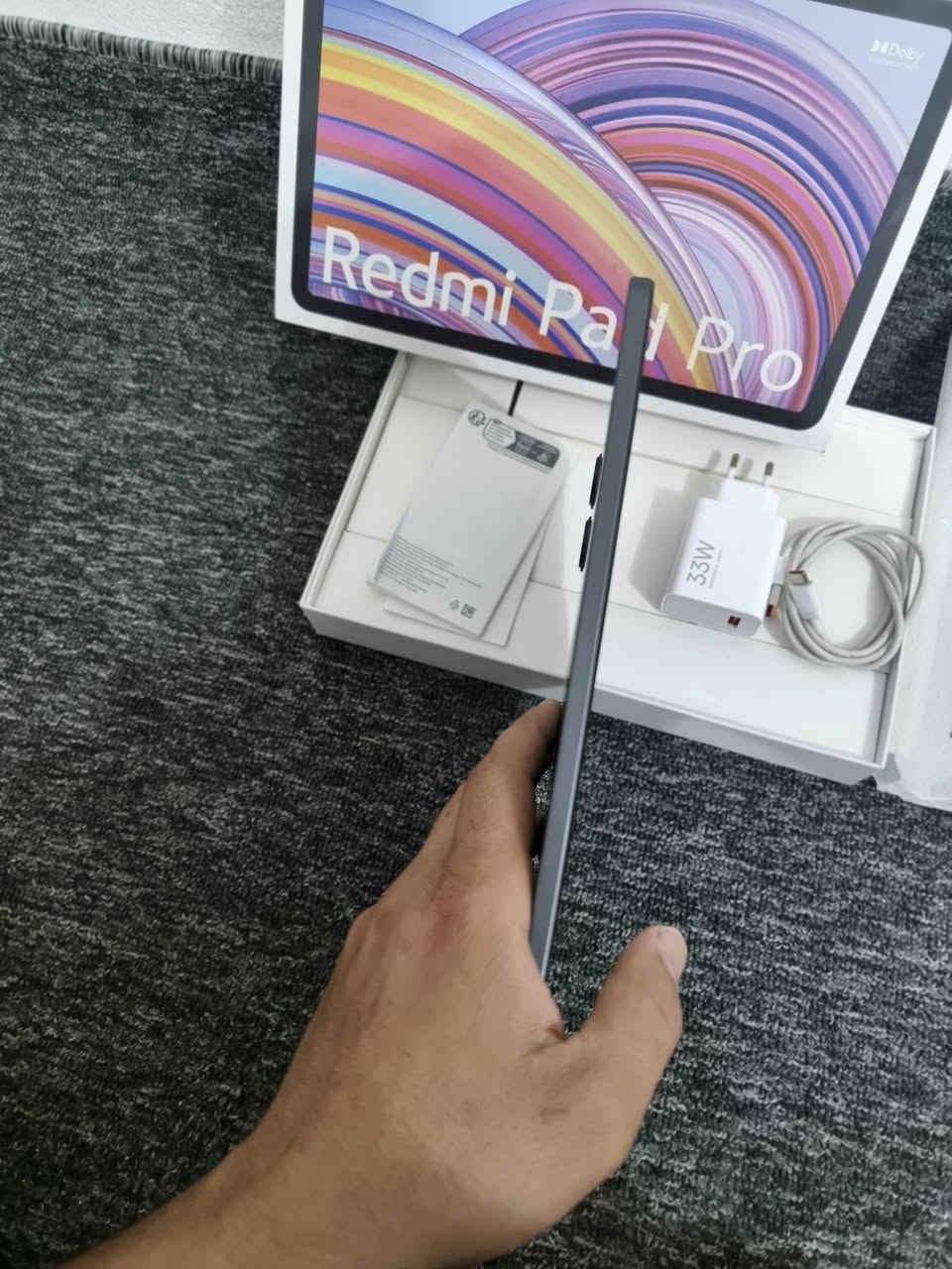 سلام عليكم رجاءا مو شراي لا تواعد 

تاب ريدمي باد برو ذاكرة 256 رام 8+8 

نضافة 95/100 استخدام أقل الشهر مكفول من كلشي

بطارية 10000 4 سبيكرات شحن 33 واط شاشة120 

غراضه كاملة شاشه ضخمه حجم 12.1 ببحي 60 اج دي آر 

مكفول من كلشي بي عواج كلش بسيط من الشركه 

سعره 245 وبي مجال مكان (نجف)


**إذا كنت صاحب هذا الإعلان وتريد حذفه لأي سبب، رجاءا أرسل رسالة إلى الدعم الفني**