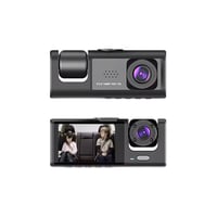 تصميم مدمج وسهل التركيب  تسجيل ثلاثي الكاميرات:  أمامية 1080P  داخلية ...