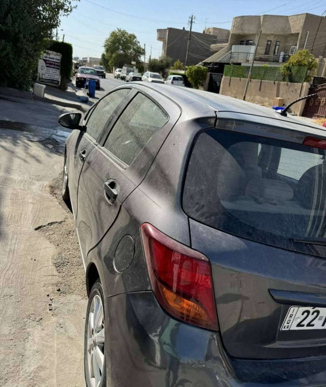 .تويوتا يارس LE مويل 2016 (هاتشباك)
المحرك :- 1.5لتر ,4 سلندر, اوتوماتيك 
المسافة المقطوعة :- 66الف ميل 
اللون :- رمادي 
الداخل :- 5 راكب 
حالة السيارة :- قطعتين (الجاملغ الامامي والبنيد)(موضح رقم الشاصي وتقرير الفحص)
الضمان :- المحرك والكير شرط الفحص 
اللوحة :- اربيل 
السعر 10500
المكان 
صلاح الدين - تكريت 
للتواصل والاستفسار 
***********
غير متواجد على الفيس بك (مكلف بالنشر)
