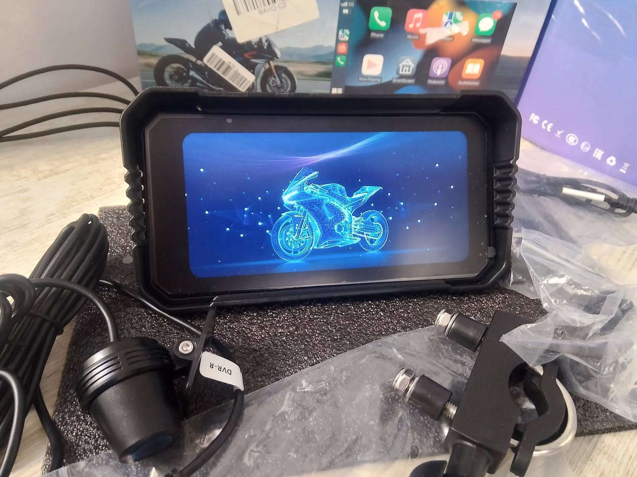 شاشة دراجه لمس Apple CarPlay و Android Auto. بلوتوث wifi كامره امامي خلفي تحكم كونترول GPS رام 32G كامل ملحقات اعلی سعر ابیع


**إذا كنت صاحب هذا الإعلان وتريد حذفه لأي سبب، رجاءا أرسل رسالة إلى الدعم الفني**
