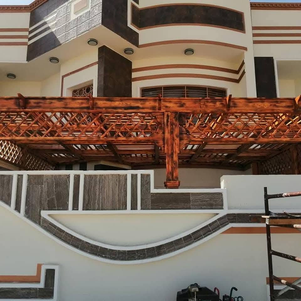 مستعدون لعمل المظلات وغرف الاستراحه والجلسات والاكواخ الخشب للاستفسار ***********
