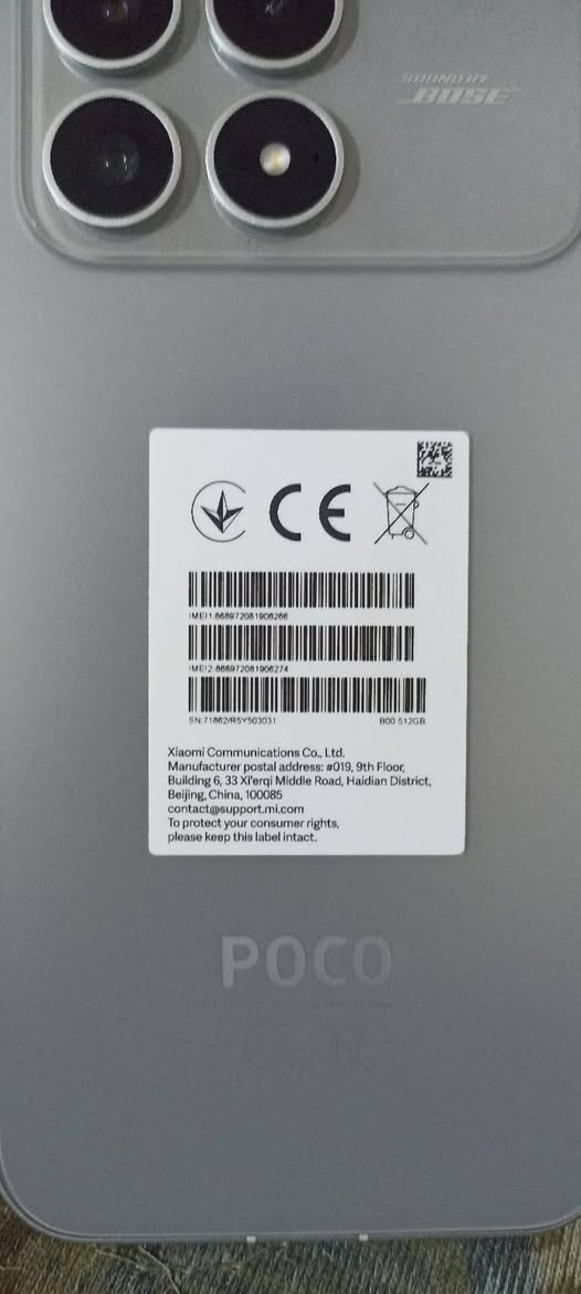 جهاز poco F8 pro استعمال شهر واحد جديد وغراضة كاملة يدعم 100 واط شحن وذاكرة 512 ويشغل 120 فريم بالالعاب رايدة ب650 مكاني شعب (سعر الجهاز اخذتة ب750 من الصدرين)


**إذا كنت صاحب هذا الإعلان وتريد حذفه لأي سبب، رجاءا أرسل رسالة إلى الدعم الفني**