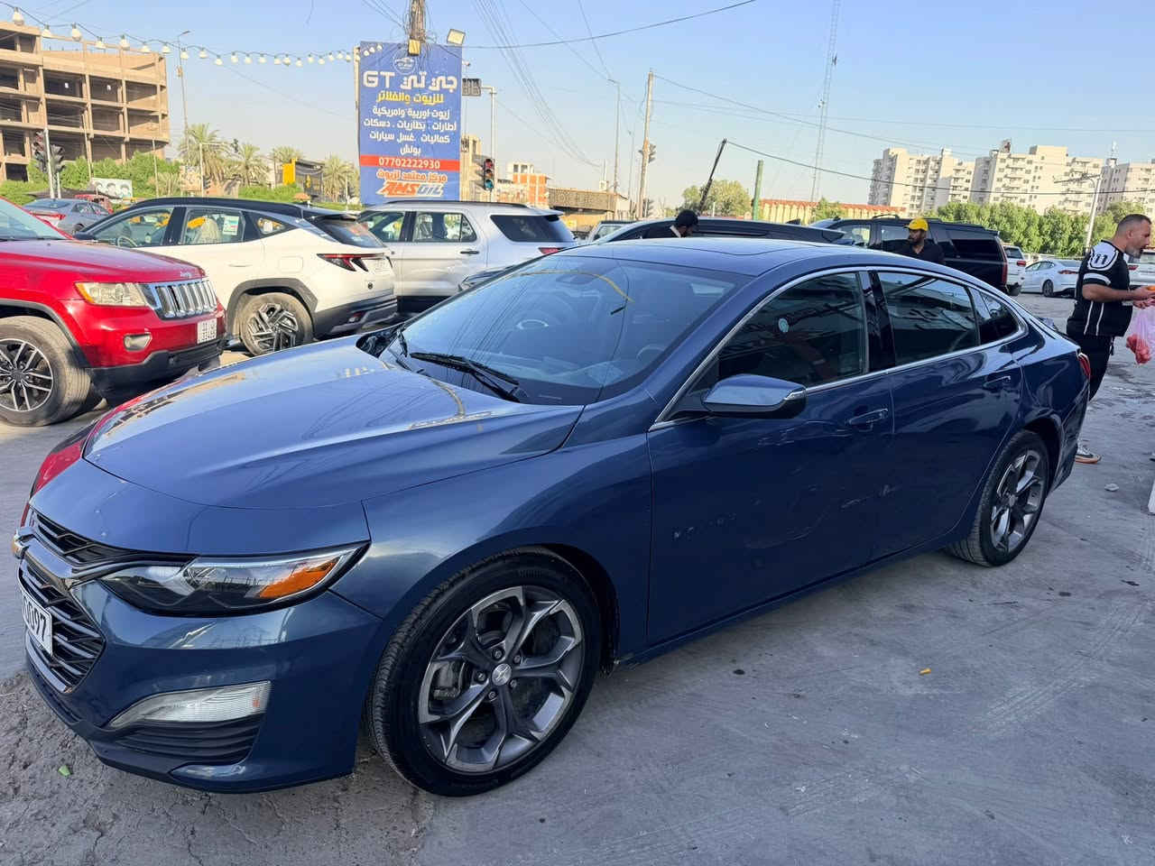 ماليبو موديل 2024 LT مكينه 1500 تيربو للبيع 
مواصفات السيارة فول 
1 بصمة
2تشغيل عن بعد
3 شاشة جبيرة 
4 ابل كار بلي
5رادارت
6 اوتو ستوب
7 هاند بريك بصمة
8 كرسي كهرباء
9 تنبيه اصطدام امامي
10فول تحكمات ستيرن
11 واي فاي wifi 
12 سبايدر خلفي
13دبل صالنصة 
14 مكينة 1500توربو
15بلوتوث
16 تبريد قطعتين 
كير ومكينه كفاله +تخم تاير جديد 
ماشيه 42الف 
وبعد بيه هواي مواصفات
السيارة حادثه موضح بصور 
 
للاستفسار: ***********
مكاني بغداد البلديات
