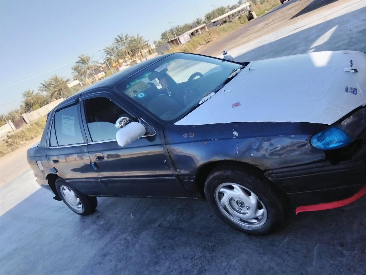 لنترا موديل 95 لون كحلي سنويه ل 29 . سياره مابيه نقطه لحيم
كهربائيات كله شغاله 
تخم تاير 
بطايين جديده 
رقم مميز 
شرط التحويل 
مكاني ديالى بعقوبه سعر 25 وبيه مجال***********,,,***********
