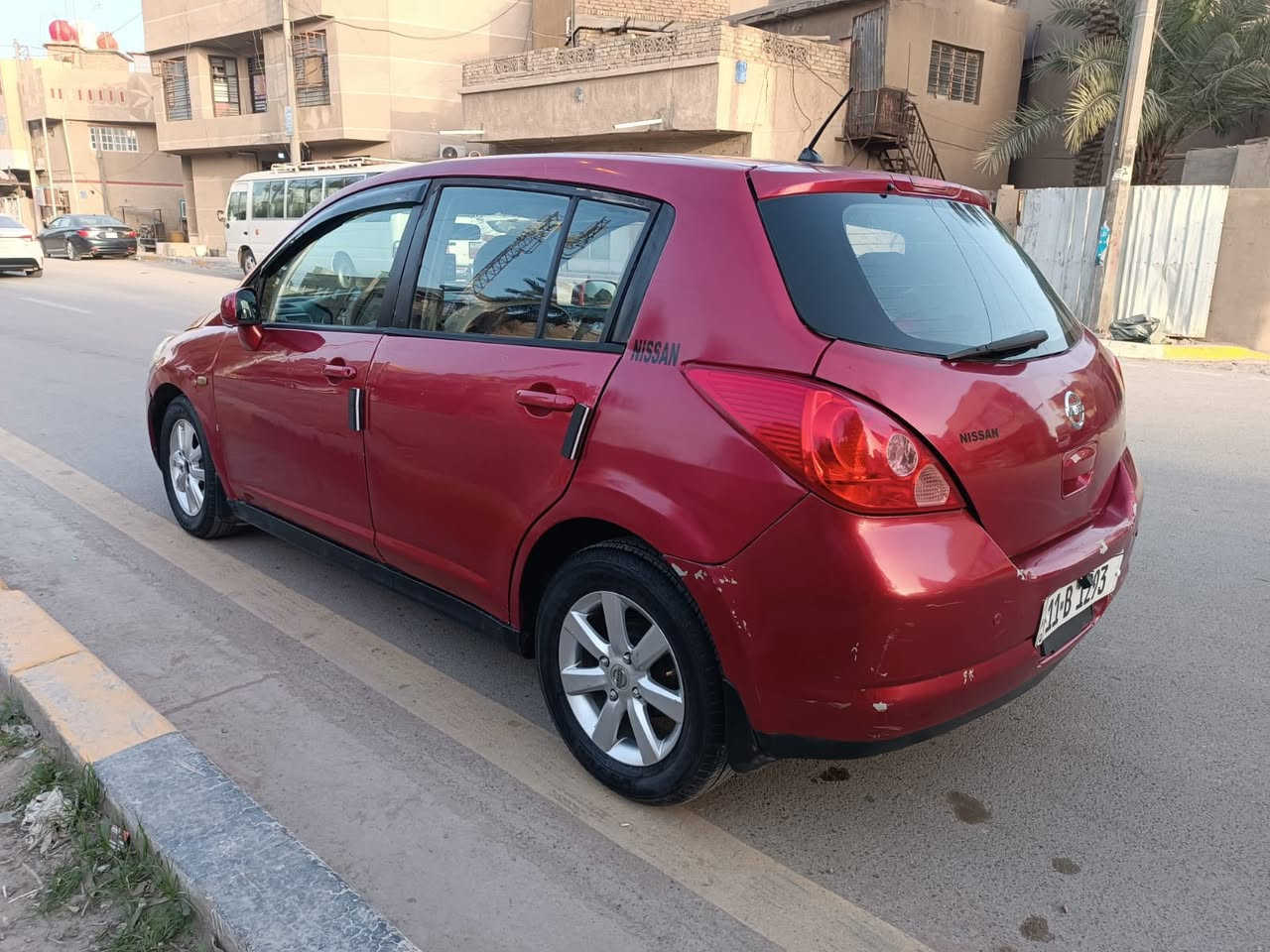 السلام عليكم نيسان تيدا موديل 2007 كير مكينة خير من الله جدد حدادية جديدة تخم تايرات الكهربائيات كله شغالة باتري جديد الغرفة حلوة نضيفة جديدة بلادية السيارة رقم بغداد انكليزي دولي مشروع وطني لل30 التبريد شغال ثلج والتدفئة شغالة السيارة سنتر لوك وشاشة وكامرة السيارة عضمتها حلوة نضيفة موس السيارة حلوة نضيفة جاهزة رقم مميز السعر 63 وبيها مجال المكان بغداد الحرية الرقم ***********
