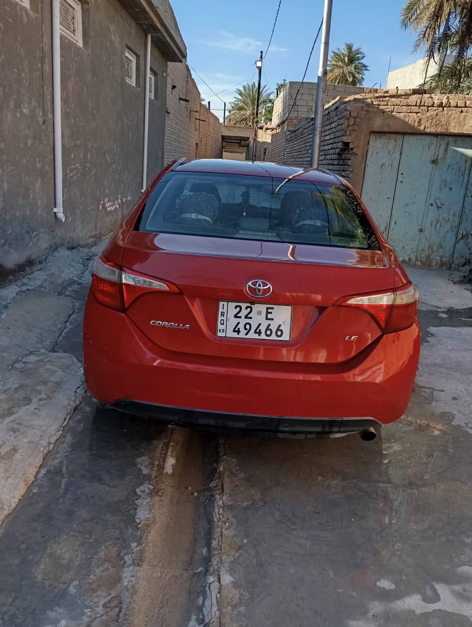 السلام عليكم كورلا للبيع 2016 مواصفات LE السيارة جاهزة بدون اي نقص رقم اربيل جاهز باسمي تحويل بشرط 
السعر 125 وبيها مجال 
رقم الهاتف :***********
مكان السيارة ديالى
