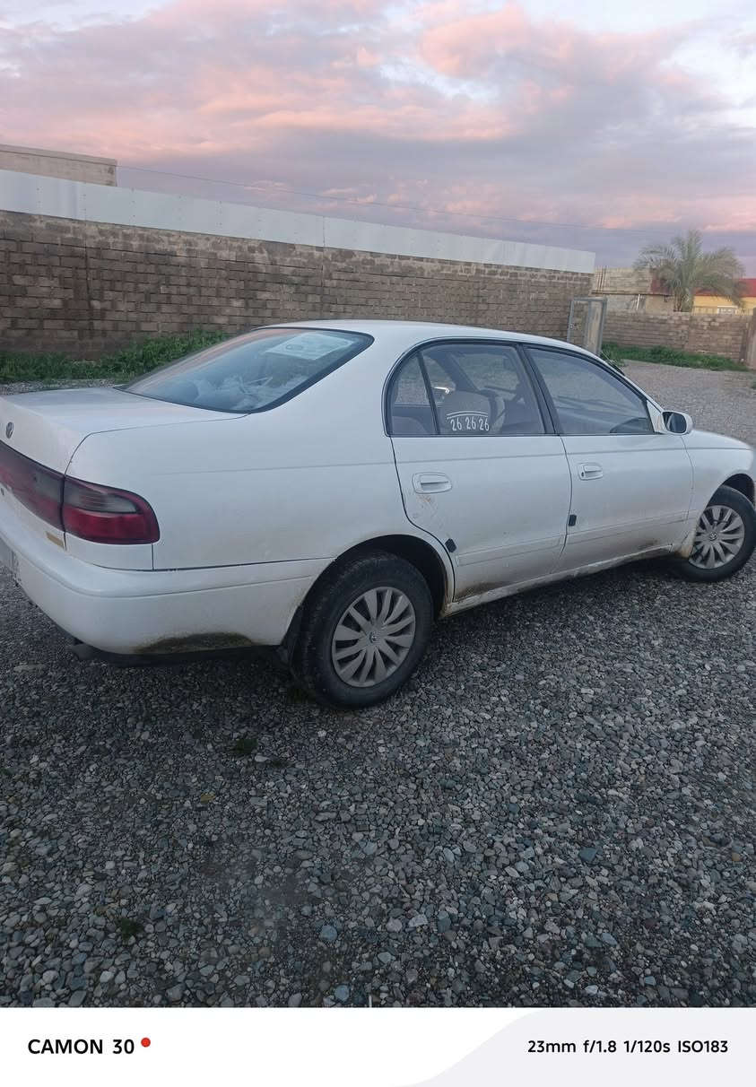 مكتب الاصحاب 
كورلا فرخ بطة.. بدون ضرر. 
مكينة كير شرط. فول توماتيك. تبريد شغال. شرط التحويل.. السعر ٥٧ ومجال بسيط 
للاستفسار مكتب الاصحاب في منطقة اسكي موصل 
***********
***********
