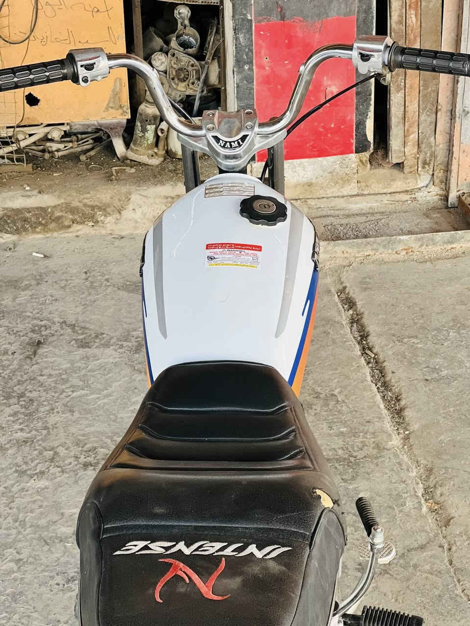 دراجه انتنس للبيع موديل 2025 اي عيب مابي شرط لاصرف ولا بخار بس محرك مفتوح سعر 500 بي مجال ***********
