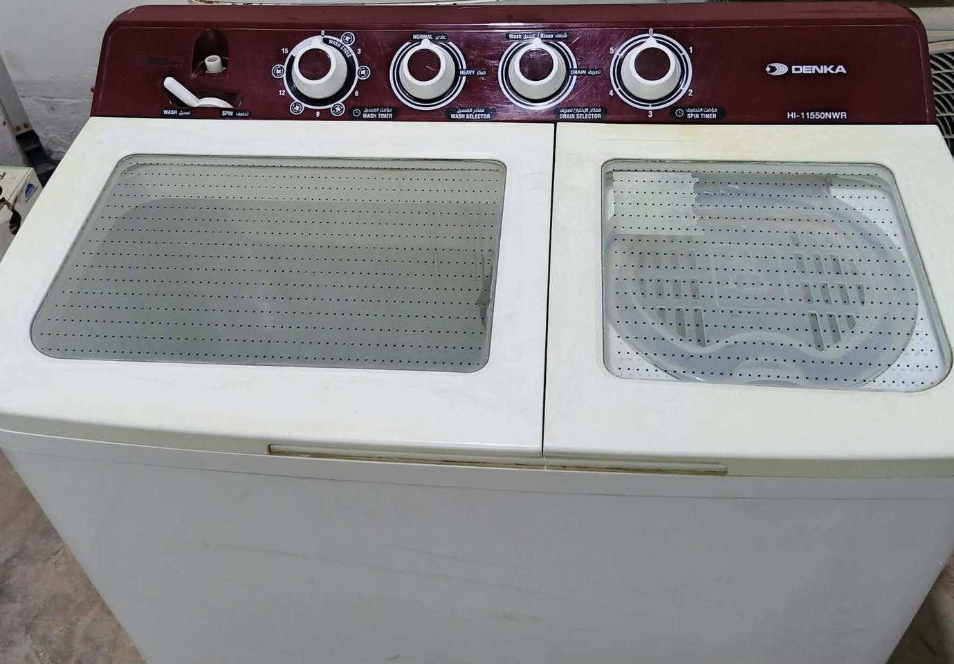 السلام عليكم /غساله للبيع نوع دنكه شغاله فول السعر 125الف مكاني كربلاء حي النواب ***********
