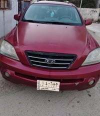 كيا سورنتو موديل 2008 وارد امريكي ضررها باب وجاملغ عكس سايق كير محرك ص...