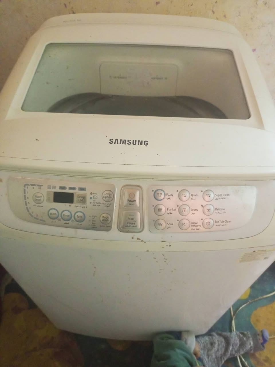 غساله اوتماتيك SAMSUNG نضيفه جدا 
سبب البيع مانحتاجها ومانعرف نستخدمها اصلا
السعر175الف  
للتواصل ***********موجود واتساب
